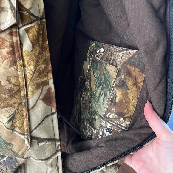 CLEARANCE Women’s Large Red Head Camo Hunting Winter Jacket - Picture 10 of 16